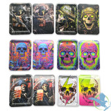 Smokezilla Lenticular 3D Magnetic Metal Rolling Tray - Assorted Designs - Display of 6 [24205]