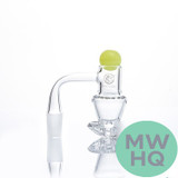 Dragon Platinum Hurricane Quartz Banger Terp Slurper Spinner Kit - 90 Degree [DQB-101]
