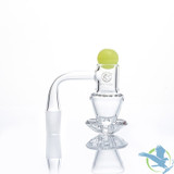 Dragon Platinum Hurricane Quartz Banger Terp Slurper Spinner Kit - 90 Degree [DQB-101]