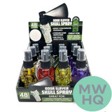 Smokezilla Air Freshener Odor Slayer Skull Smoke Eater Spray - Assorted Scents - Display of 12 [24350]