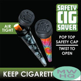 Smokezilla Metal Cigarette Saver Tube Containers - Assorted Designs - Display of 24 [22437]
