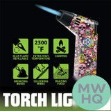 Smokezilla Zinc Torch Lighter - Assorted Designs - Display of 12 [23503]