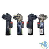 Smokezilla Dragon XXL Torch Lighter - Assorted Colors - Display of 6