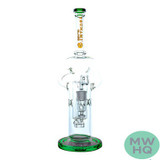 Tsunami Glass Water Pipe Recycler Concentrate Rig With Circ Perc - 860 Grams - 15 Inches