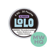 LoLo Tobacco Free Nicotine Pouches - 20 Pouches Per Can - Pack of 5 Cans