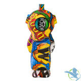 DAZZLEAF Spaceman 500mAh 510 Cartridge Concealable VV Preheat Mod Battery With LED Screen - Rasta