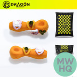 Dragon Platinum Glass Hand Pipe Creature Shape Spoon - 95 Grams - 5 Inches - Assorted Colors [WPH-421]