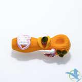 Dragon Platinum Glass Hand Pipe Creature Shape Spoon - 95 Grams - 5 Inches - Assorted Colors [WPH-421]