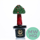 Dragon Platinum Glass Hand Pipe Tree Shape - 100 Grams - 5 Inches - Assorted Colors [WPH-405]