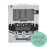 Ooze Digit Smart Tech Battery 400mAh 510 Device Pen With Digital Screen & Twist Dial - Display of 5