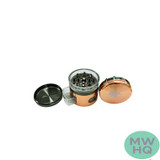 Shredder Large Grinder With Clear Layer & Ashtray - Style 42 - 63mm - 4 Part