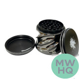 Shredder Extra Large Grinder Twister Metal - Style 41 - 75mm - 4 Part