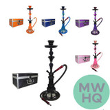 Tanya Hookah Hummer 21 Inch Single Hose Hookah With Traveling Case - Assorted Colors