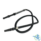 Zebra Smoke Plastic Hookah Hose Ice - Assorted Colors [PA-15]