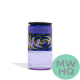 Wulf Mods Airtight Glass Nug Jar - Assorted Colors - Display of 4