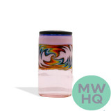 Wulf Mods Airtight Glass Nug Jar - Assorted Colors - Display of 4