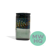 Wulf Mods Airtight Glass Nug Jar - Assorted Colors - Display of 4
