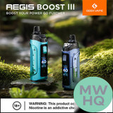 GeekVape Aegis Boost III 3000mAh Pod System Starter Kit With 5ML Refillable GeekVape Boost 2 Cartridge Pod