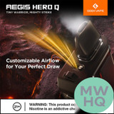 GeekVape Aegis Hero Q 1300mAh Pod System Starter Kit With 2 x Refillable 2ML GeekVape Q Cartridge Pod