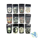 Smokezilla Refillable Cigarette Pack Lighter Glow In The Dark - Assorted Design - Display of 12 [25284]