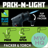 Smokezilla Pack-N-Light Packer & Torch Lighter - Display of 12 [25120]