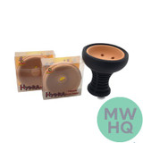 Pharaohs Hydra Silicone Bowl With 3 Replaceable Clay Inserts - Pack of 3