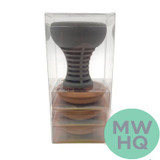 Pharaohs Hydra Silicone Bowl With 3 Replaceable Clay Inserts - Pack of 3