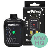 HoneyStick Duo VV Plus 600mAh Dual 510 Cartridge Concealed Vaporizer Battery With Digital Interactive Screen - Display of 10