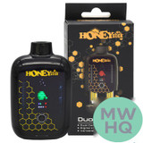 HoneyStick Duo VV Plus 600mAh Dual 510 Cartridge Concealed Vaporizer Battery With Digital Interactive Screen - Display of 10