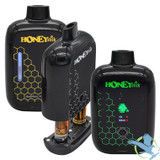 HoneyStick Duo VV Plus 600mAh Dual 510 Cartridge Concealed Vaporizer Battery With Digital Interactive Screen - Display of 10
