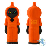 DAZZLEAF Alien 550mAh VV Concealable 510 Cartridge Preheat Battery With LED Screen - Grey/Orange