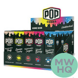 Pop Cones Flavor Activated King Size Cones - Variety Pack 2.0 - Pack of 3 - Display of 25 Packs