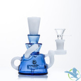 Dragon Platinum Mini Banger Hanger Water Pipe Recycler With Circ Perc - 200 Grams - 5.9 Inches - Assorted Colors [WPE-037]