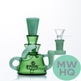 Dragon Platinum Mini Banger Hanger Water Pipe Recycler With Circ Perc - 200 Grams - 5.9 Inches - Assorted Colors [WPE-037]