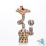 Dragon Platinum Water Pipe Giraffe Bong - 170 Grams - 7.7 Inches - Assorted Colors [WPE-042]