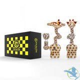 Dragon Platinum Water Pipe Giraffe Bong - 170 Grams - 7.7 Inches - Assorted Colors [WPE-042]