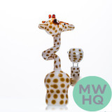 Dragon Platinum Water Pipe Giraffe Shape Bong - 170 Grams - 7.3 Inches - Assorted Colors [WPE-042]