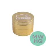 Cloudz Smoke Grinderz Platinum Edition Grinder - 55mm - 4 Parts - Assorted Colors - Display of 6