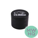 Cloudz Smoke Grinderz Platinum Edition Grinder - 55mm - 4 Parts - Assorted Colors - Display of 6