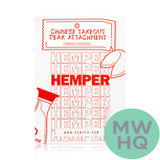 HEMPER Glass Themed Peak Attachment Water Pipe