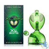 HEMPER Glass Themed XL Bong Water Pipe - Alien