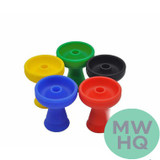 Zebra Smoke Silicone Phunnel Hookah Bowl - Assorted Colors