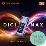 GeekVape Digi Max 3000mAh Pod System Starter Kit With 2 x Refillable 5ML GeekVape J Cartridge Pod