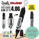 Smyle Penjamin Discreet Permanent Marker VV Cartridge Preheat Pen Battery With Ink