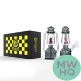 Dragon Platinum Bowlman Lantern Water Pipe Bong Style - 300 Grams - 7.3 Inches - Assorted Colors [WPD-005]