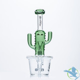 Dragon Platinum Water Pipe Happy Cactus With Circ Perc - 200 Grams - 8 Inches - Assorted Colors [WPE-052]