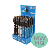 Cloudz Smoke 900mAh Twist 510 Thread Device Pen Battery With USB Charger - Assorted Colors - Display of 24