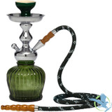 MYA Econo QT 14 Inch Single Hose With Cage Hookah - Olive Green