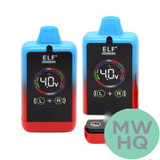 ELF Hardware Canndual Pro 650mAh VV Dual 510 Cartridge Concealer Device Battery With HD Screen & USB-C Cable - Assorted Colors - Display of 10