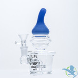 Dragon Platinum Ice Cream Cup Water Pipe With Circ Perc - 230 Grams - 6.7 Inches - Assorted Colors [WPE-047]